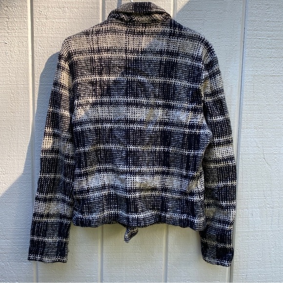 Lucky Brand knit jacket with asymmetrical zip front size medium - Picture 10 of 10